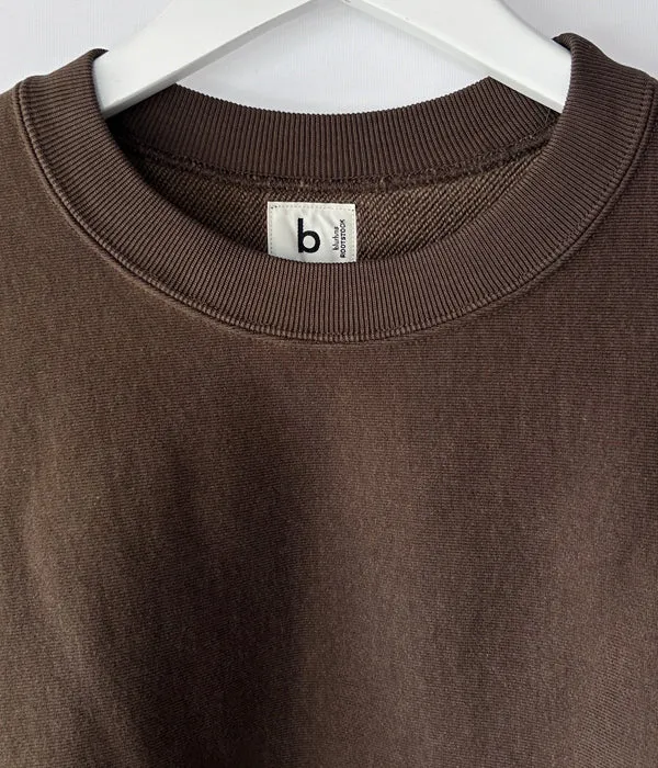 blurhms ROOTSTOCK/SOFT&HARD CREW-NECK P/O BIG (KhakiBrown)