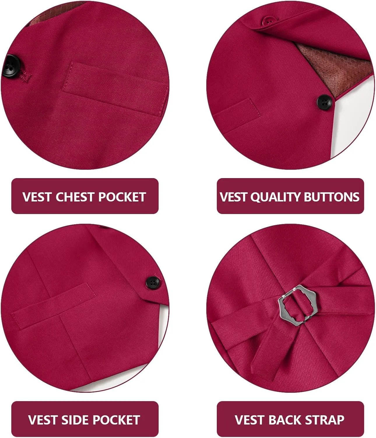 Boys Suit 4-Pieces Toddler Tuxedo Vest Pants Set Suits for Boys Communion Dress Clothes Ring Bearer Outfit