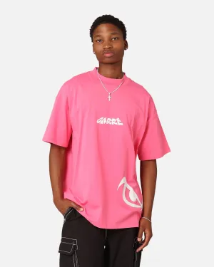 Carre Eyes Oversized T-Shirt Pink