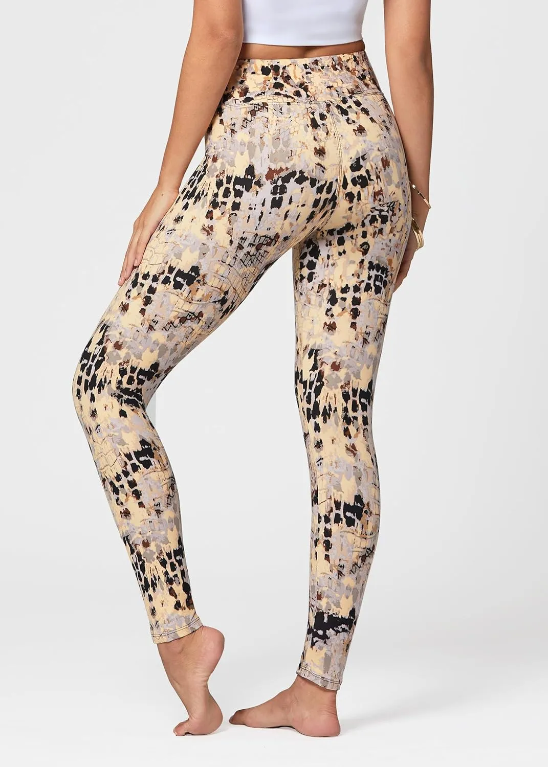 Conceited High Waisted Ultra Soft Leggings for Women - Capri Length and Biker Shorts - Available in Plus Size