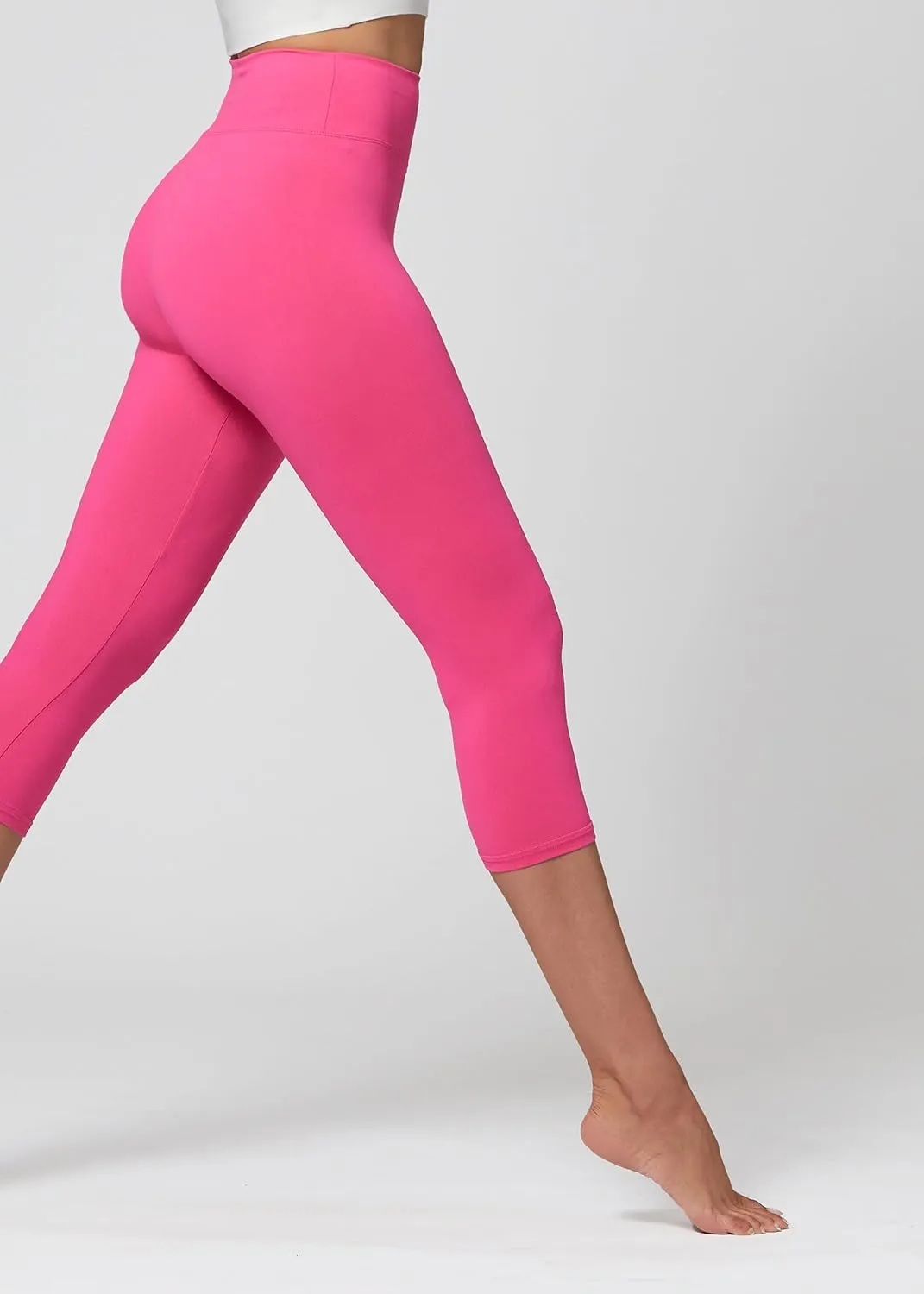 Conceited High Waisted Ultra Soft Leggings for Women - Capri Length and Biker Shorts - Available in Plus Size
