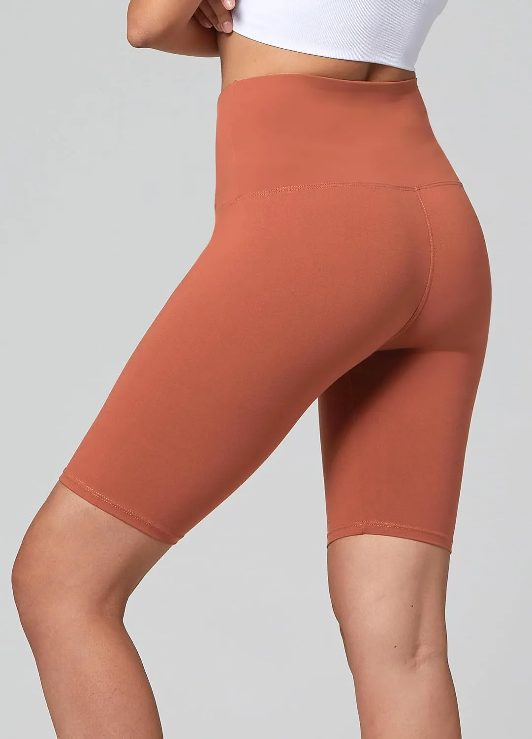 Conceited High Waisted Ultra Soft Leggings for Women - Full Length, Capri Length and Biker Shorts - Available in Plus Size