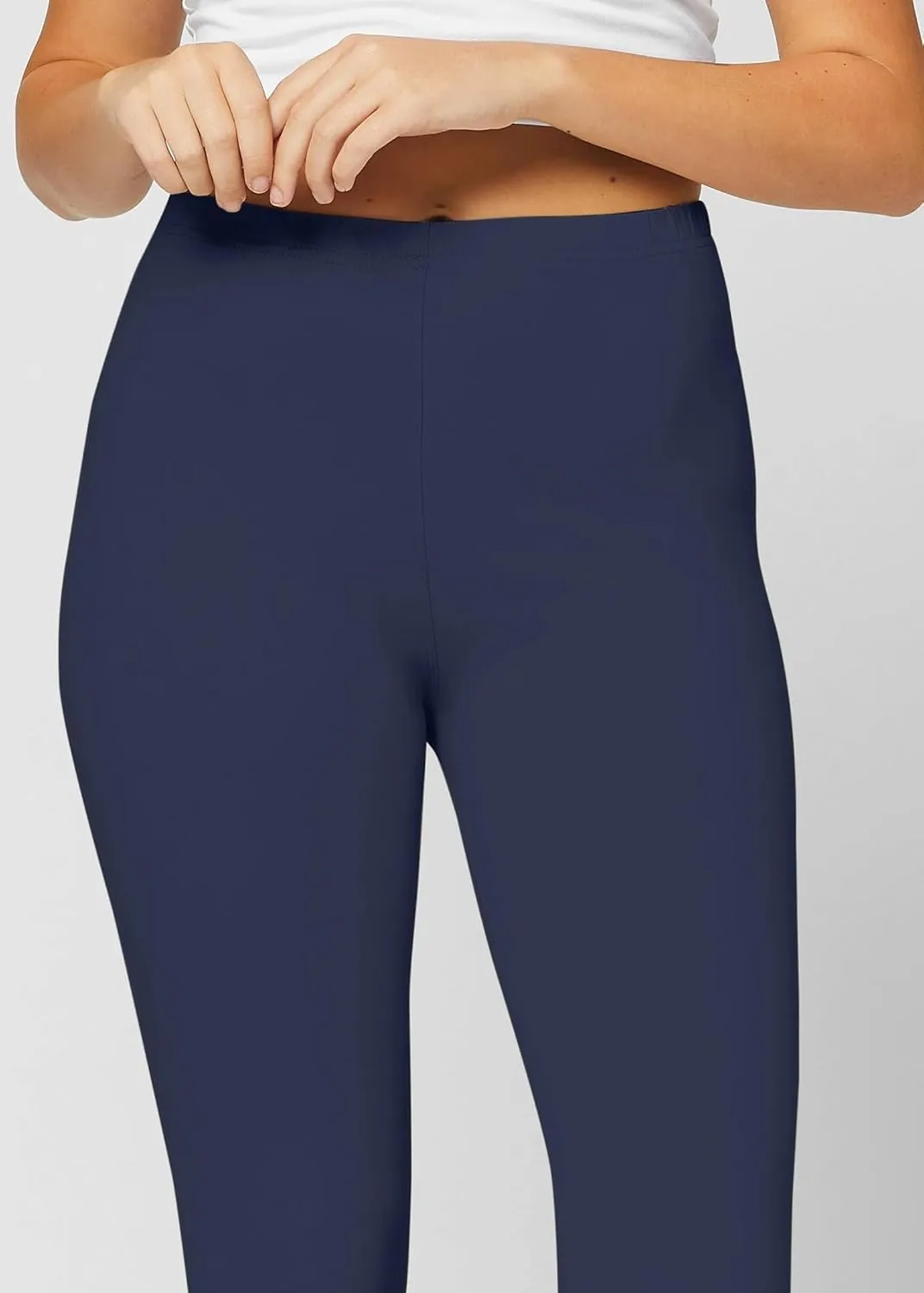 Conceited Ultra Soft Leggings for Women - Full Length, Biker Shorts and Capri's - High Rise - Regular and Plus Size