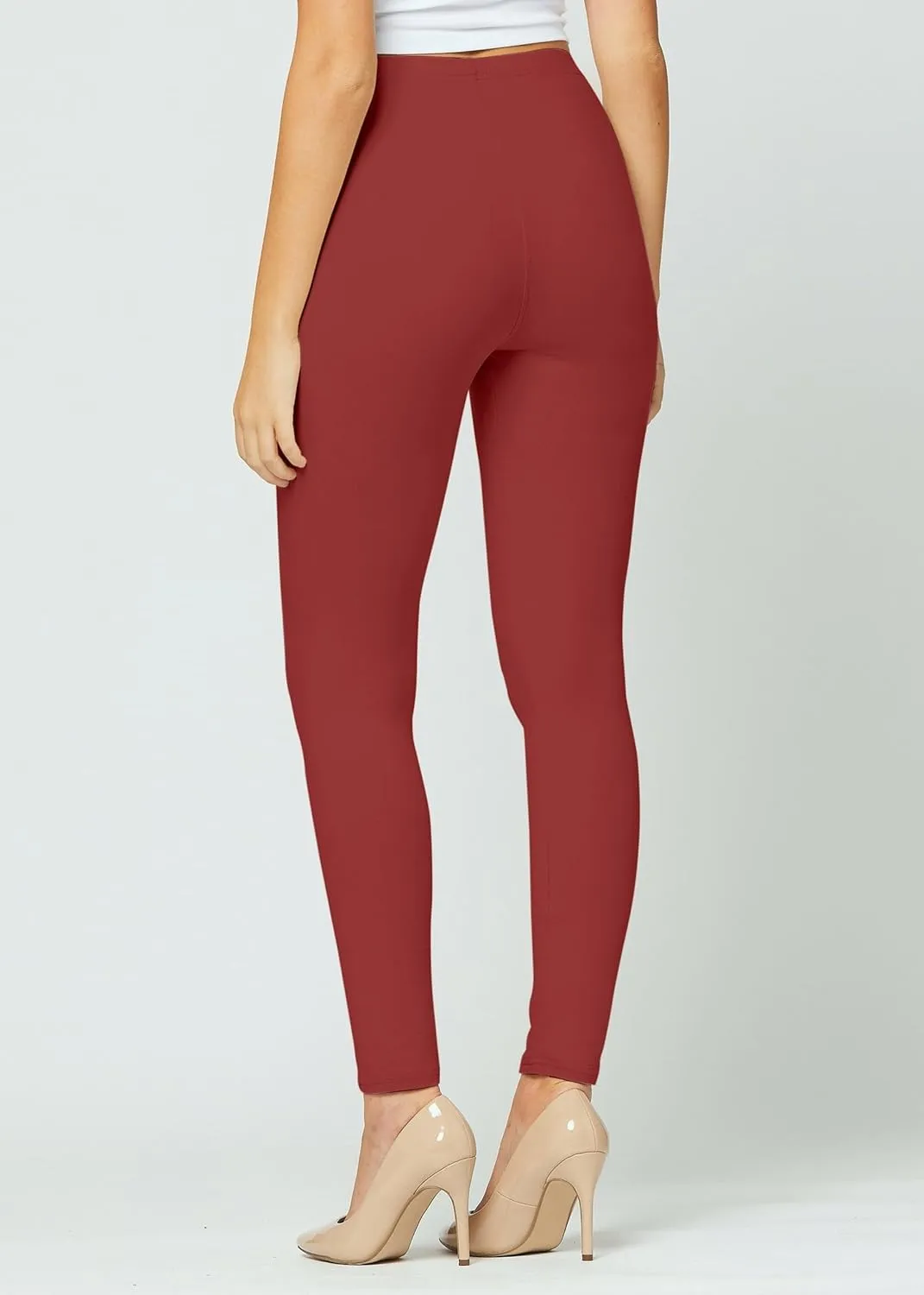 Conceited Ultra Soft Leggings for Women - Full Length, Biker Shorts and Capri's - High Rise - Regular and Plus Size