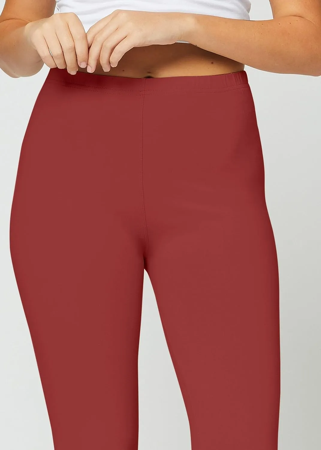 Conceited Ultra Soft Leggings for Women - Full Length, Biker Shorts and Capri's - High Rise - Regular and Plus Size