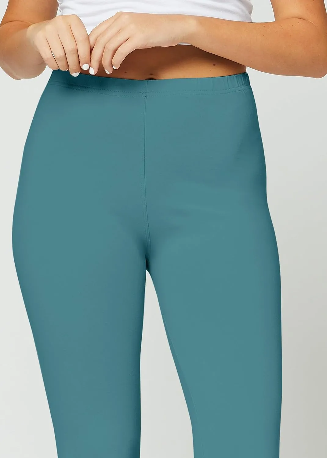 Conceited Ultra Soft Leggings for Women - Full Length, Biker Shorts and Capri's - High Rise - Regular and Plus Size