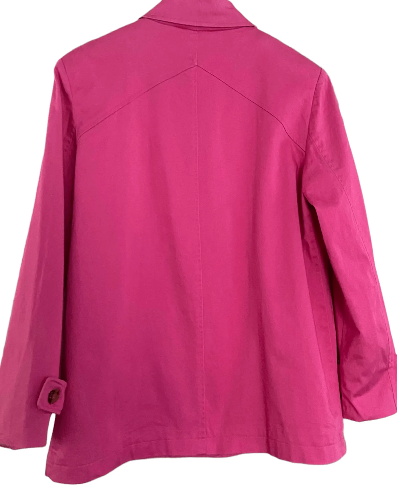 Dark Winter Pink Twill Coat