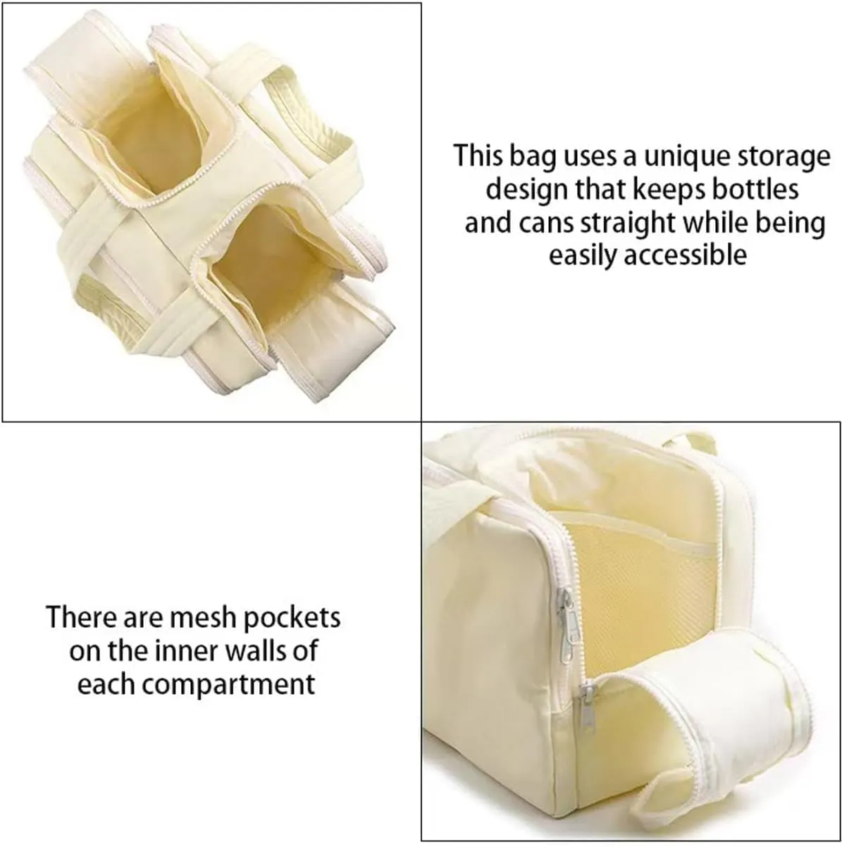 Humidity Travel Cosmetic Bag, Humidity Large Capacity Wide-Open Travel Cosmetic Bags, Humi-dity Toiletry Bag, 0.6lb Ultra Lightweight Toiletry Organizer with Handle for Traveling (Beige)