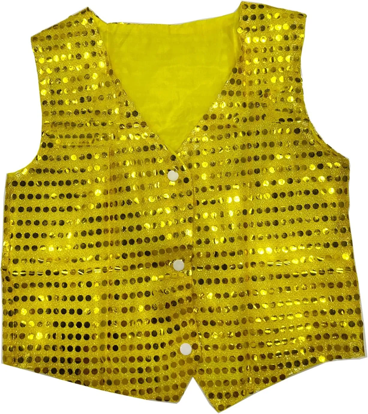 Kids Boys Girls Sequins Waistcoat Sleeveless V neckline Hip-Hop Jazz Dance Party Stage Performance Jacket Vest Costume