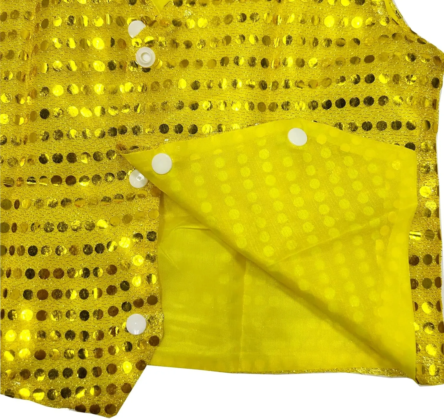 Kids Boys Girls Sequins Waistcoat Sleeveless V neckline Hip-Hop Jazz Dance Party Stage Performance Jacket Vest Costume