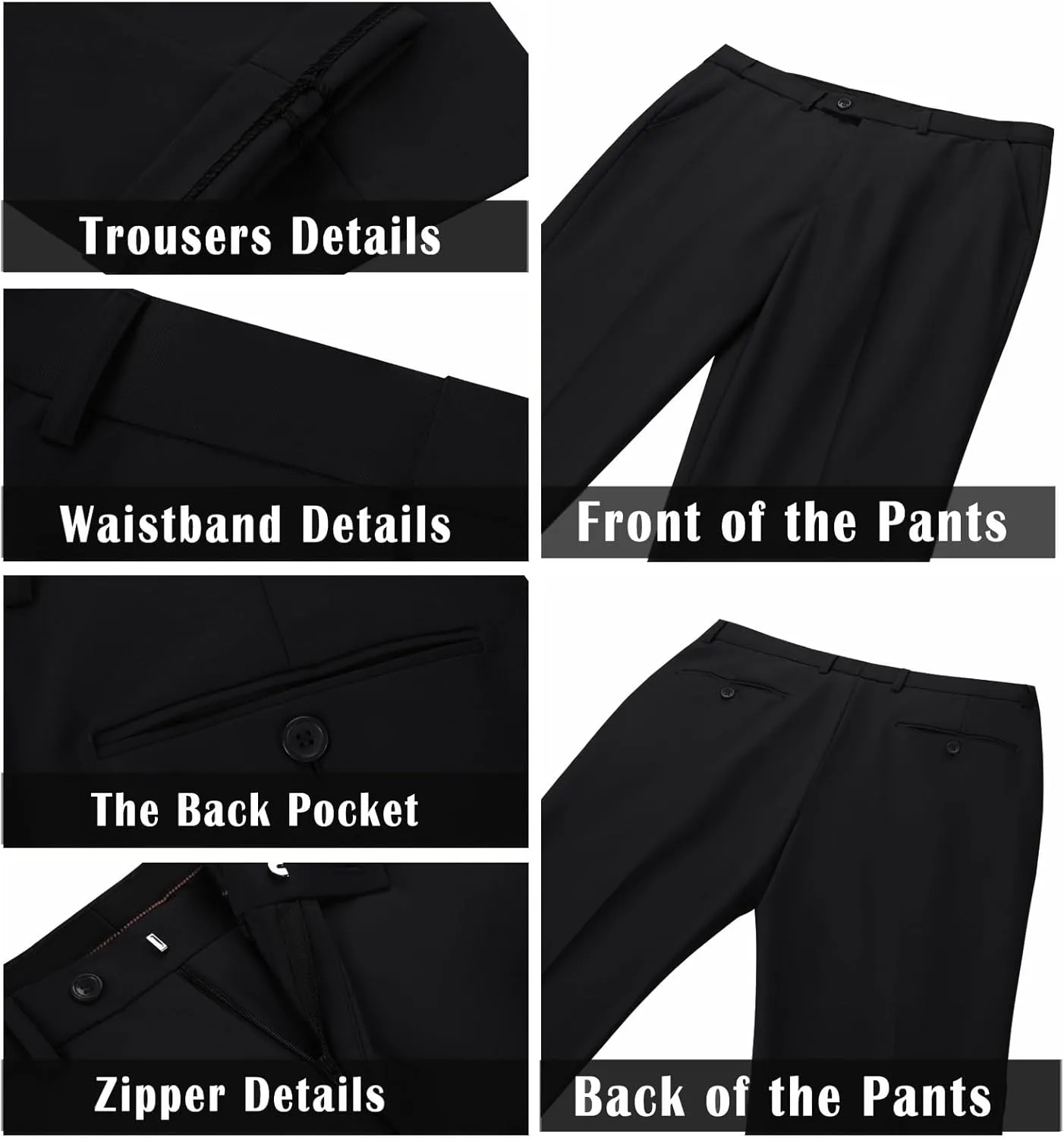 Men Suit 2 Piece Groomsmen Tuxedo Prom Blazer Slim Fit Suits Two Button Wedding Dress Jacket Pants Set with Tie