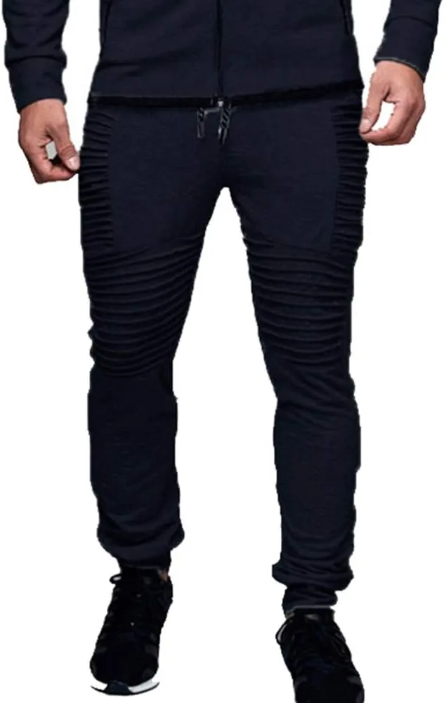 Men's Casual Tracksuit Full Zip Hoodie Sweatsuit Jogging Sports Athletic Sweat Suits