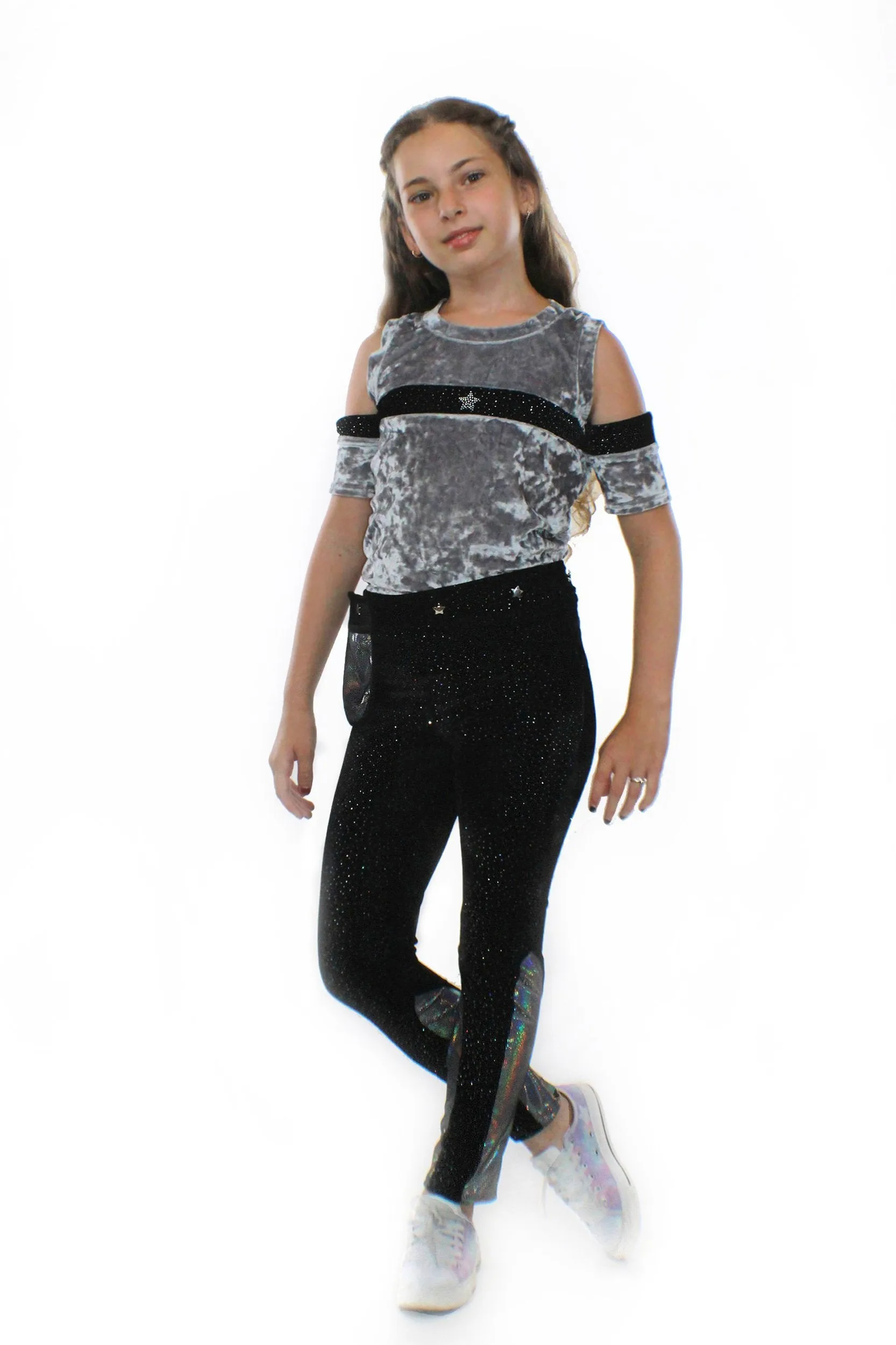 Ori Pants, with Pocketwist™. Glitter stretch