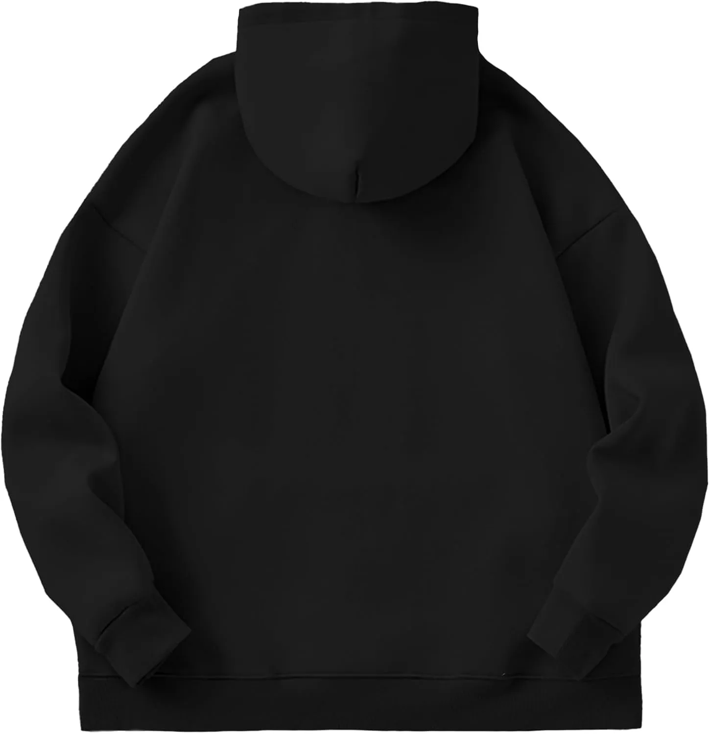 PLEPAN Quarter Zip Hoodies for Men Oversized Pullover Loose Fit Sweatshirt with Kangaroo Pocket
