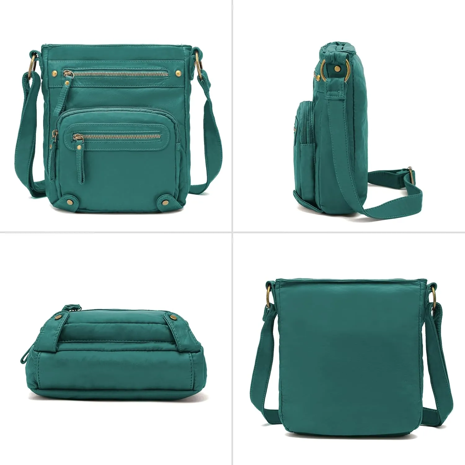 Scarleton Crossbody Bags for Women Travel Bag Purses and Handbags Multi Pocket Shoulder Bag Ultra Soft Faux Leather, H1693