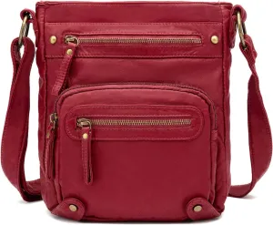 Scarleton Crossbody Bags for Women Travel Bag Purses and Handbags Multi Pocket Shoulder Bag Ultra Soft Faux Leather, H1693