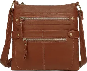 Scarleton Crossbody Bags for Women Travel Bag Purses and Handbags Multi Pocket Shoulder Bag Ultra Soft Faux Leather, H1693