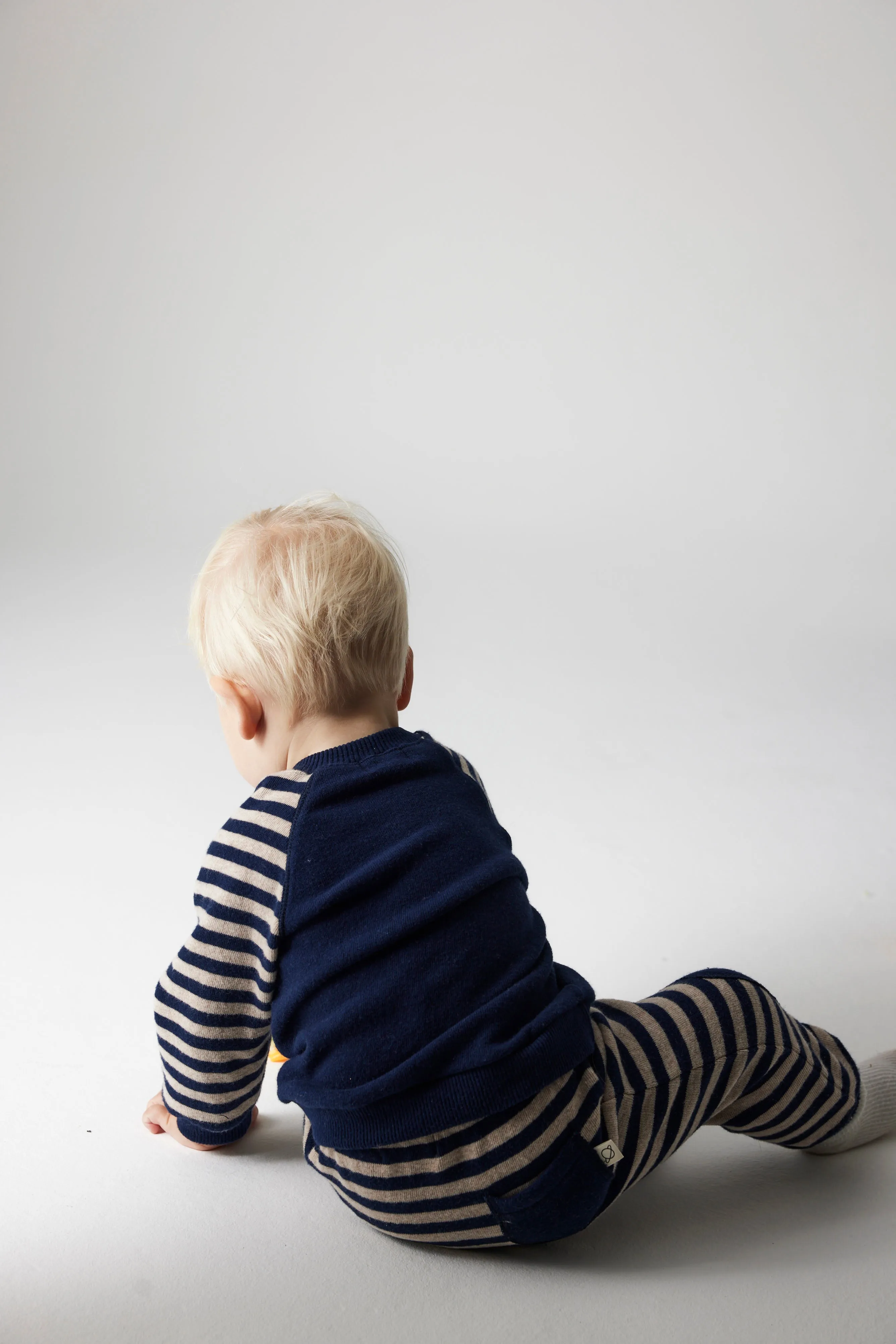 SOFT STRIPED BABY PANTS