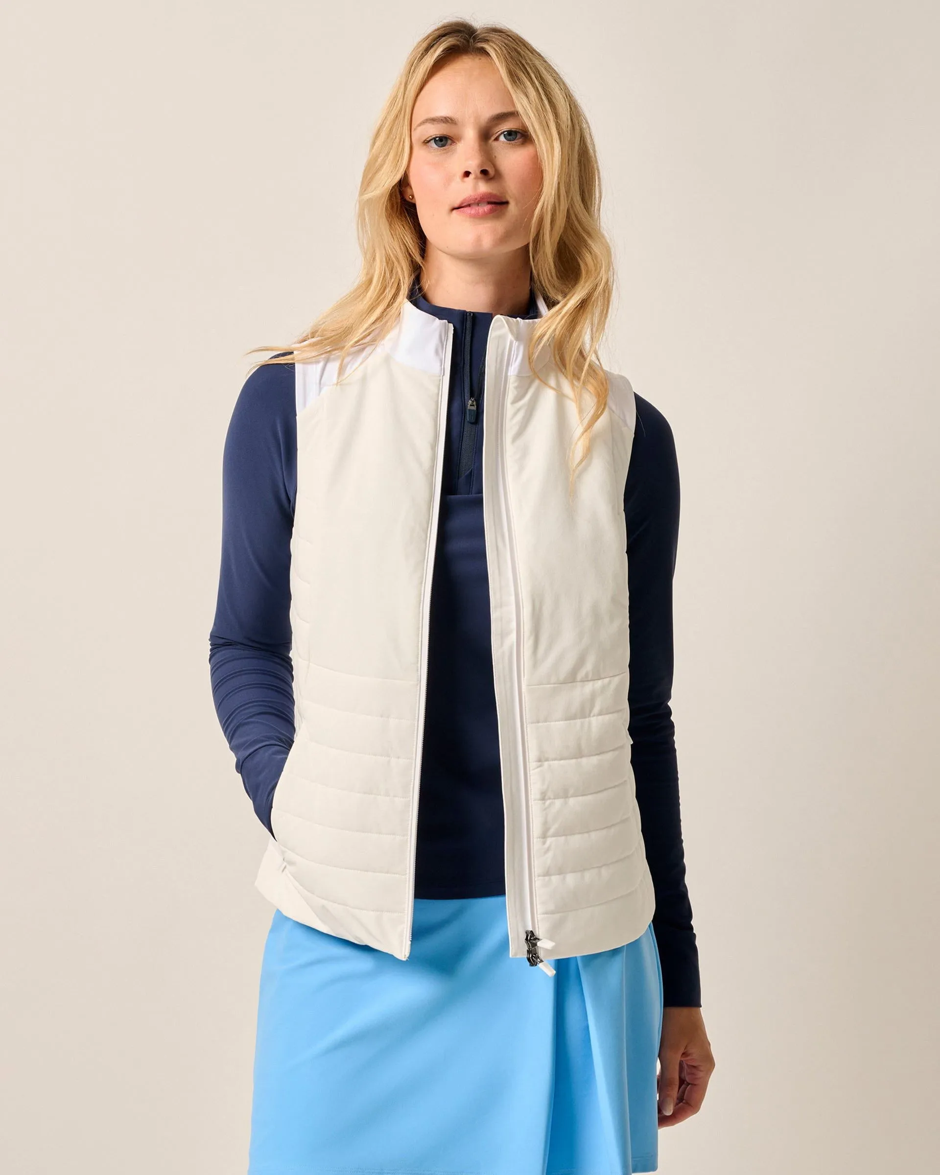 Victoria Performance Mixed Media Vest