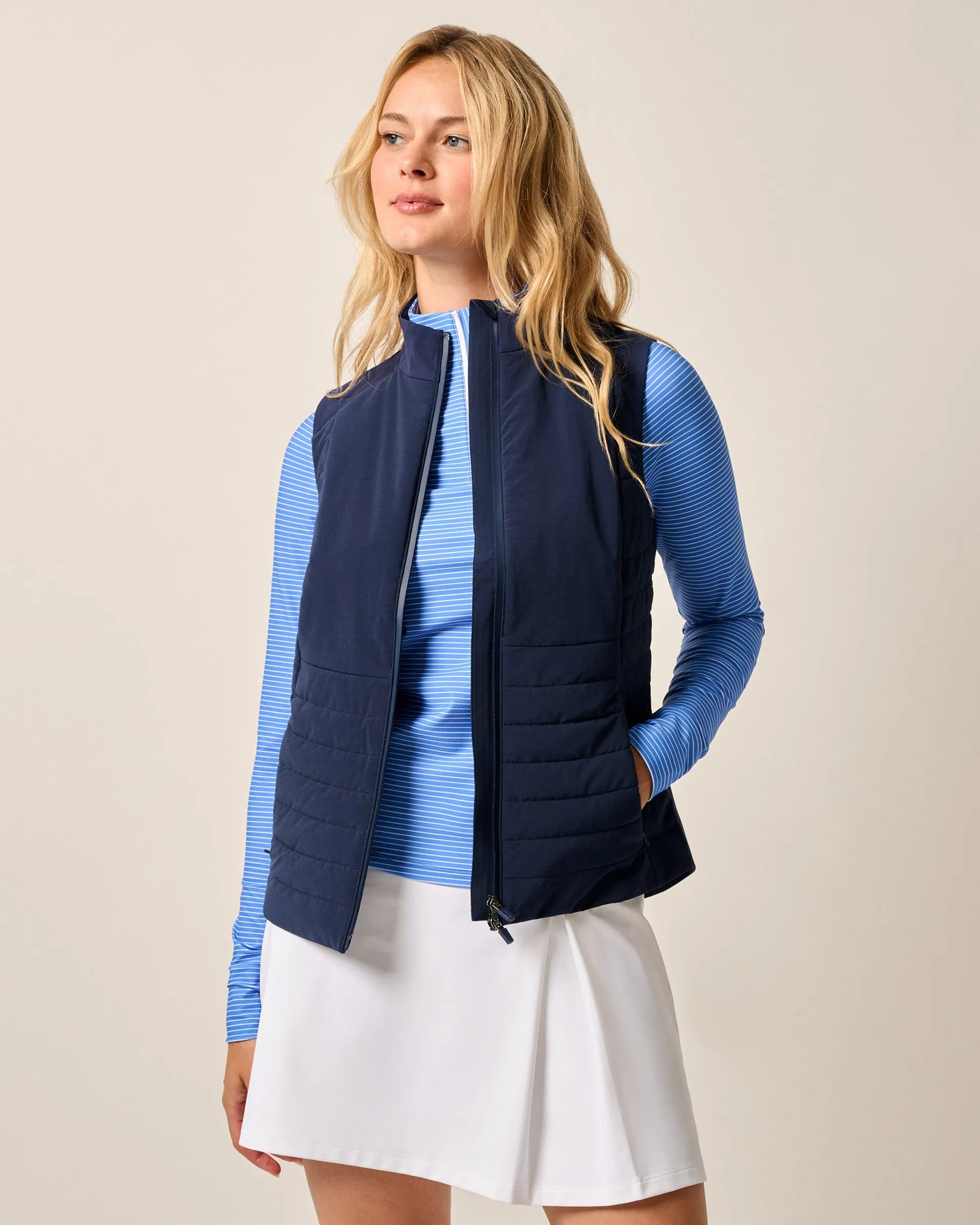 Victoria Performance Mixed Media Vest