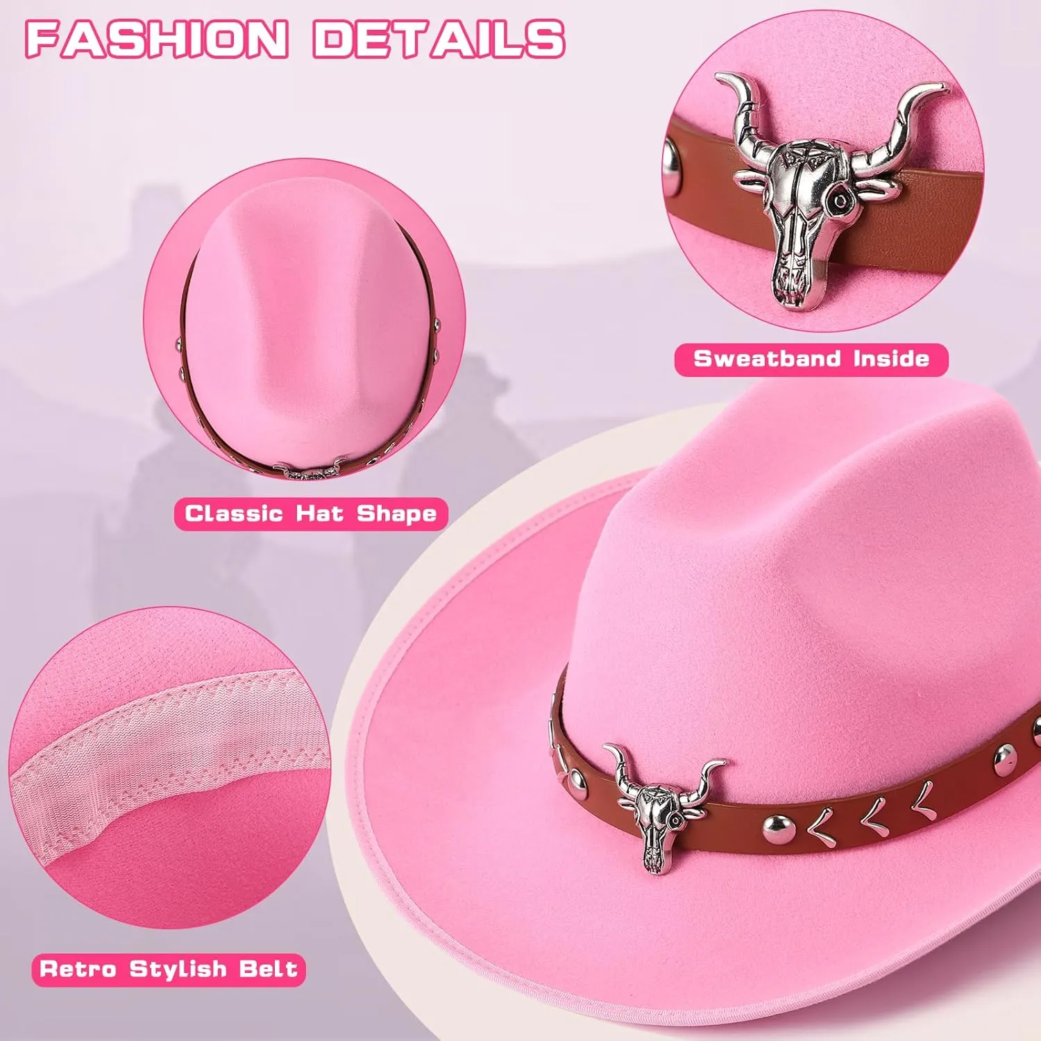Western Outfits for Women Cowgirl Tassel Sleeveless Vest Cowboy Hat and Paisley Bandana