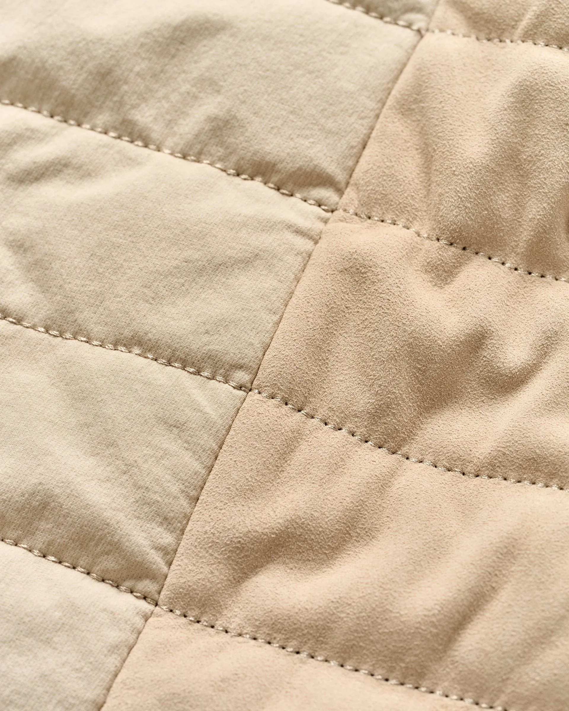 Winthrop Quilted Lambsuede Vest