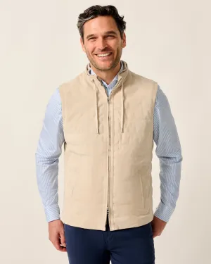 Winthrop Quilted Lambsuede Vest