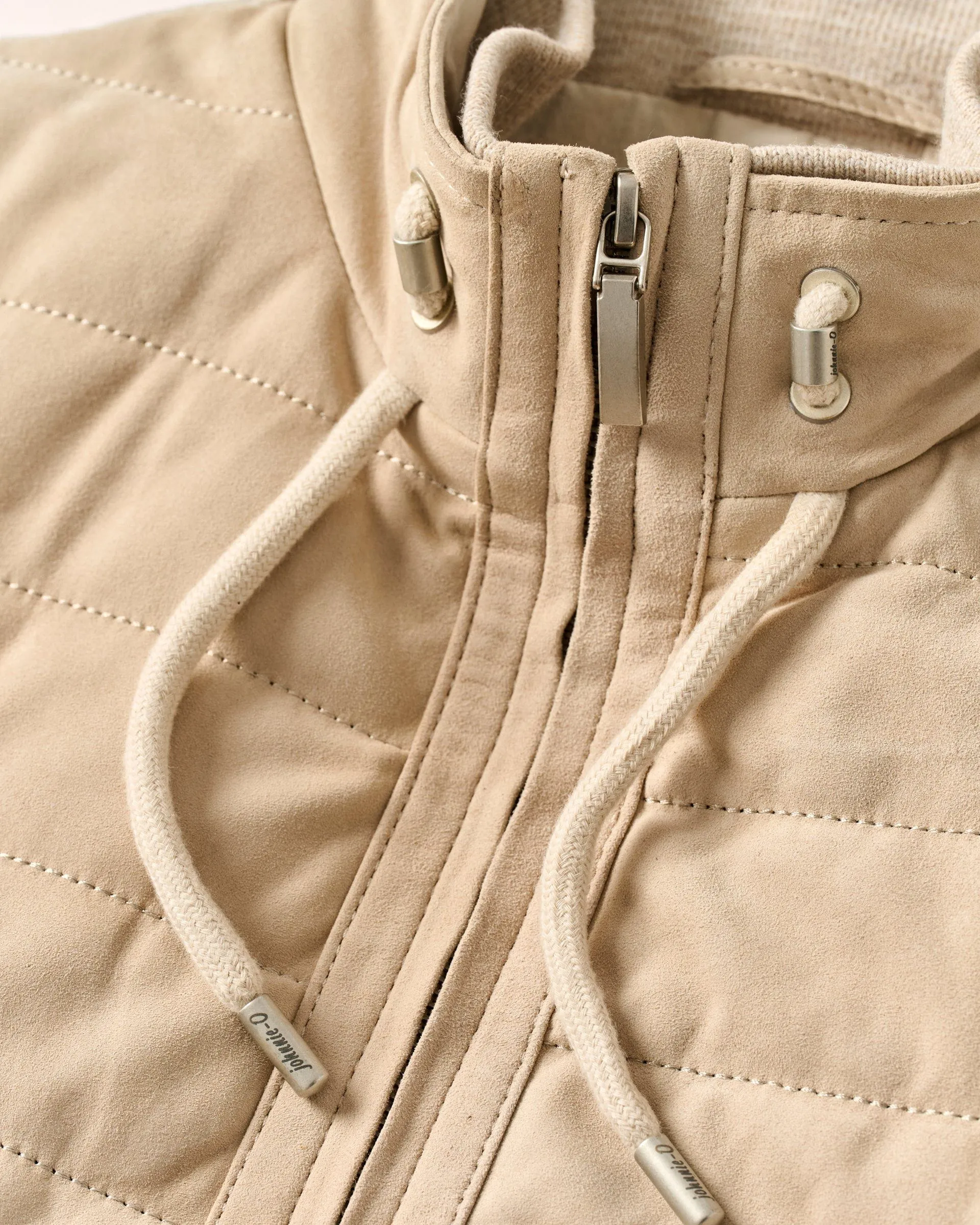Winthrop Quilted Lambsuede Vest
