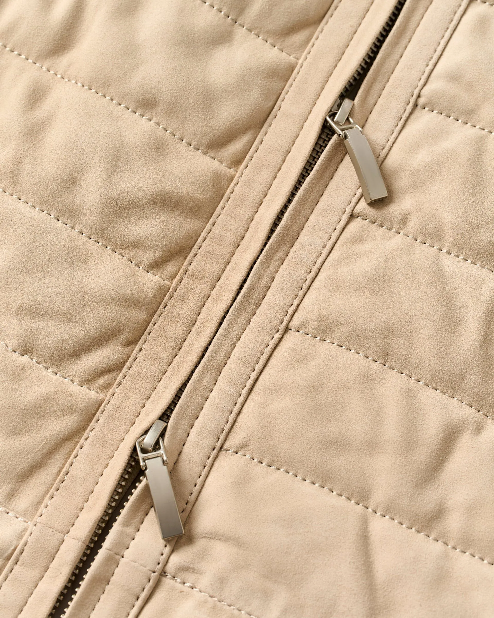 Winthrop Quilted Lambsuede Vest