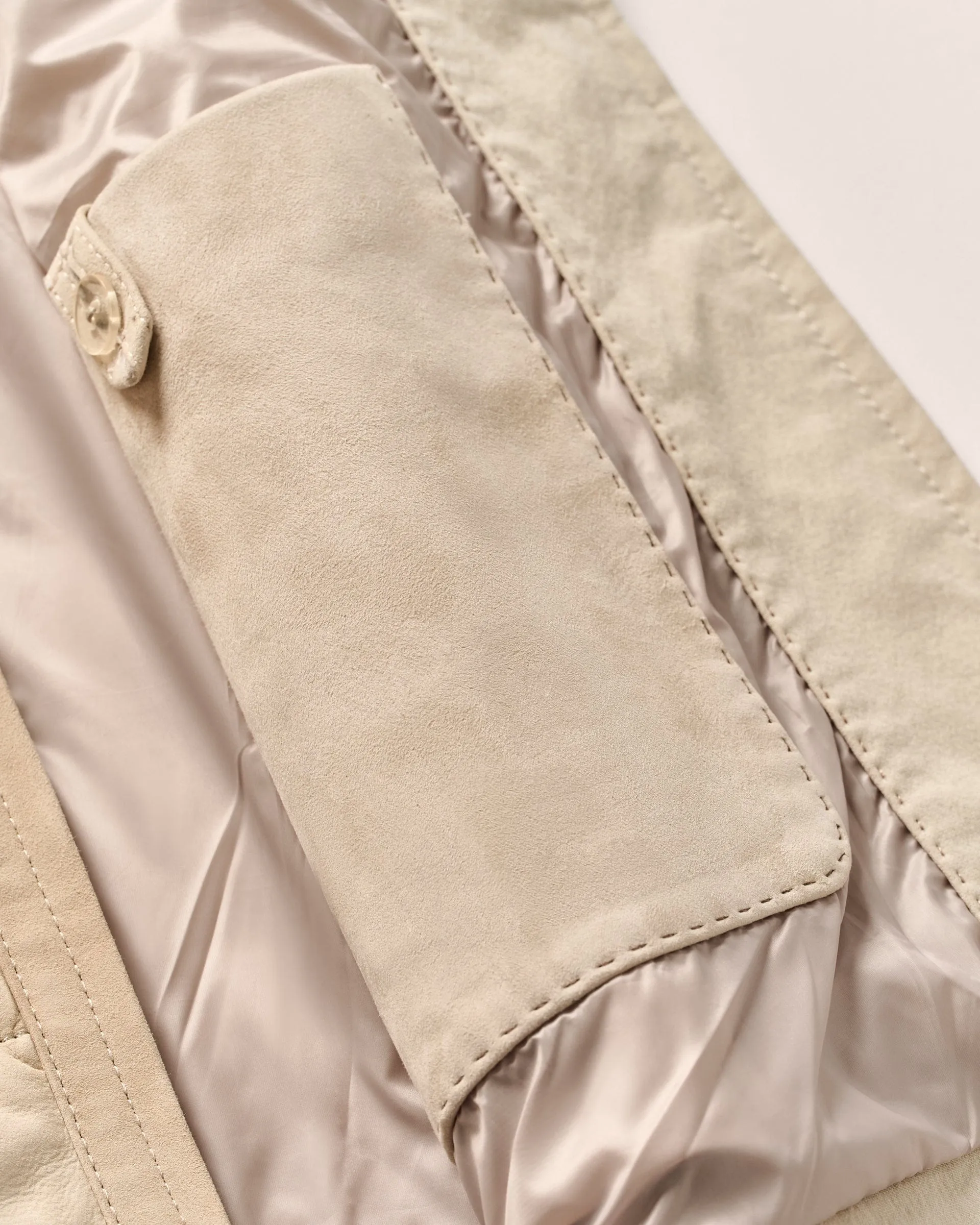 Winthrop Quilted Lambsuede Vest