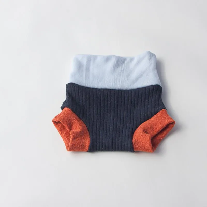 Wool Diaper Cover with Whale Appliqué