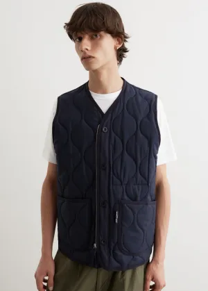 Wool Herringbone Quilted Vest